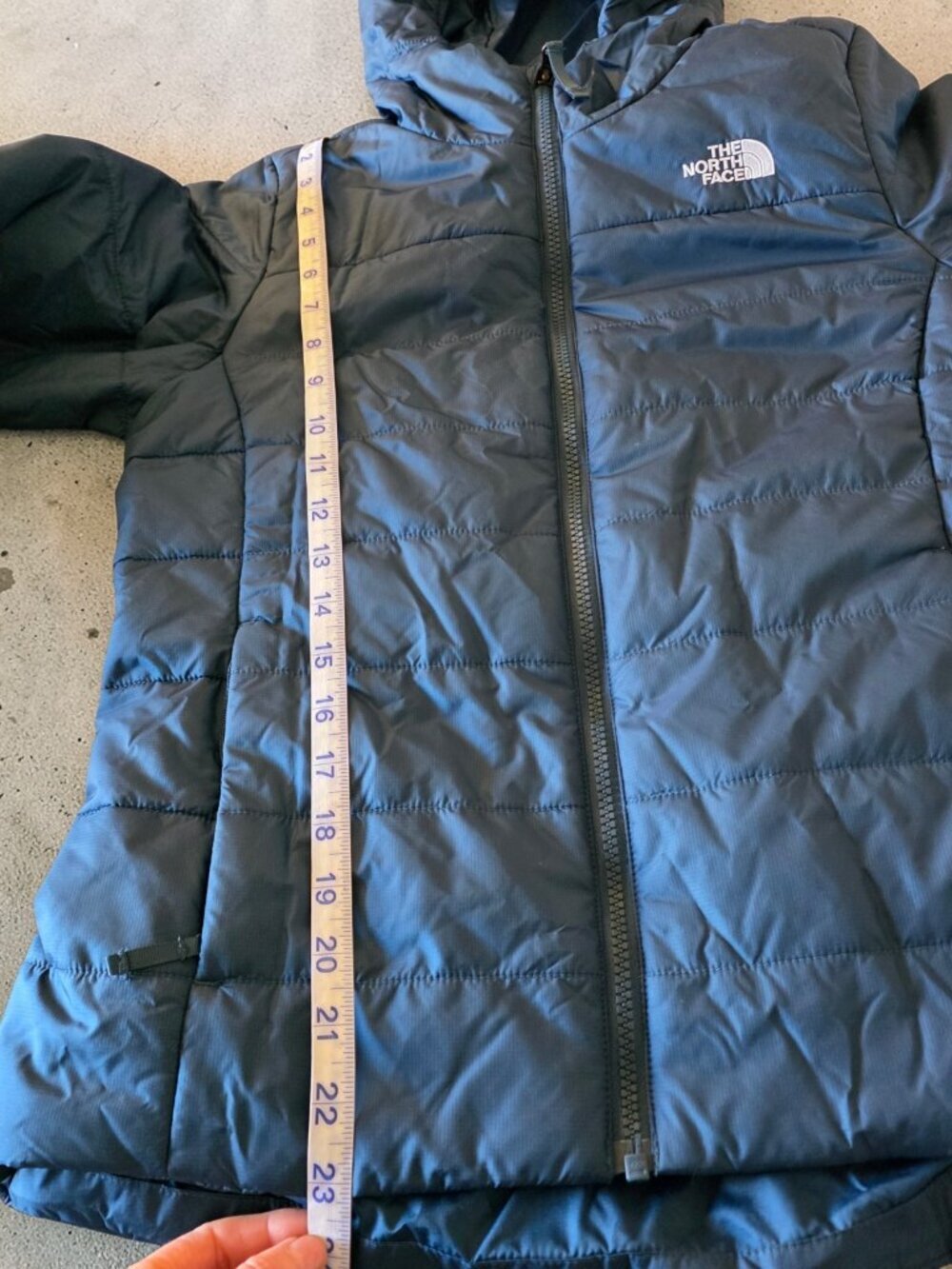 NWT The North Face Monterey Blue Flare Insulated Puffer Hoodie Jacket S - Picture 14 of 16